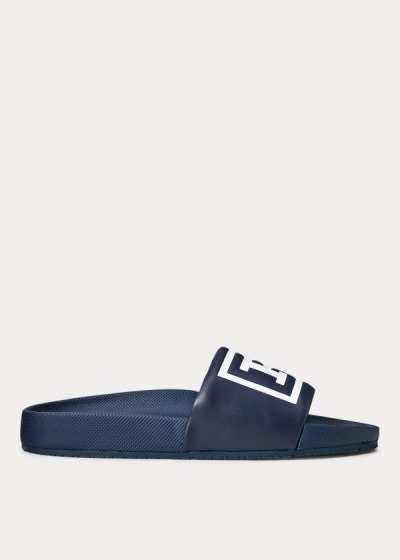 Men's Polo Ralph Lauren Cayson Polo Slide Sandals | 293768TXL